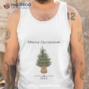 merry christmas tree 2023 shirt tank top