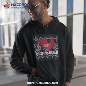 Merry Cluckmas Ugly Chicken Christmas Shirt