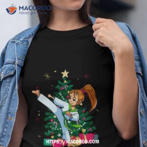 merry kickmas martial arts shirt tshirt