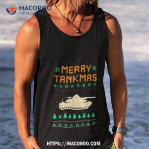 merry tankmas military christmas shirt tank top
