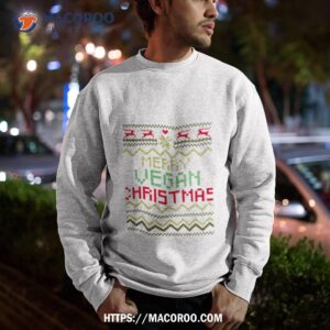 merry vegan christmas vegan shirt sweatshirt