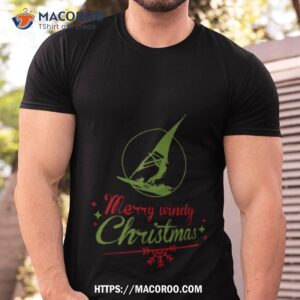 Merry Windy Christmas Windsurfer Shirt