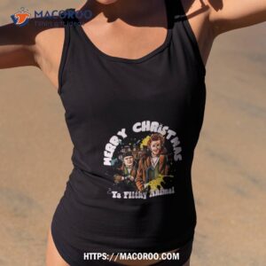 merry xmas ya filthy animal home alone thiefs shirt tank top 2