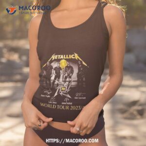 Metallica Since 1981 World Tour 2023 24 Signatures Shirt