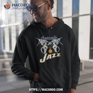 metallica wings utah jazz logo shirt hoodie 1