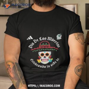 mexico national team adidas da de los muertos sugar skull sombrero t shirt tshirt