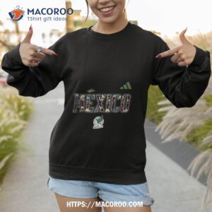 mexico national team da de los muertos wordmark t shirt sweatshirt