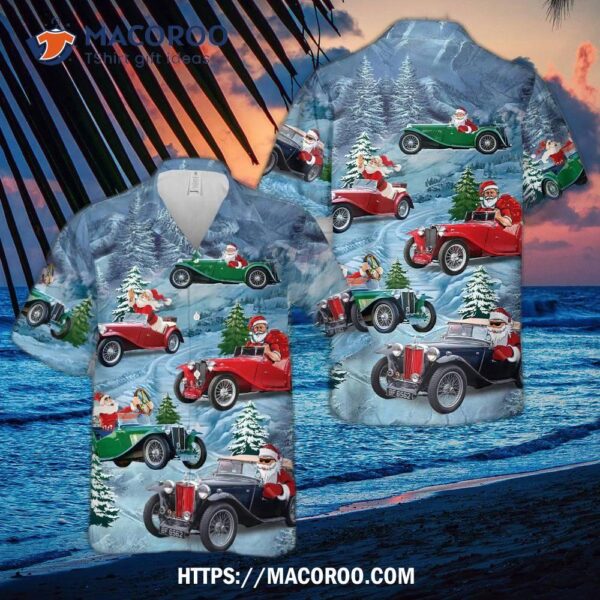 Mg T-type Midget 1947 Christmas Hawaiian Shirt