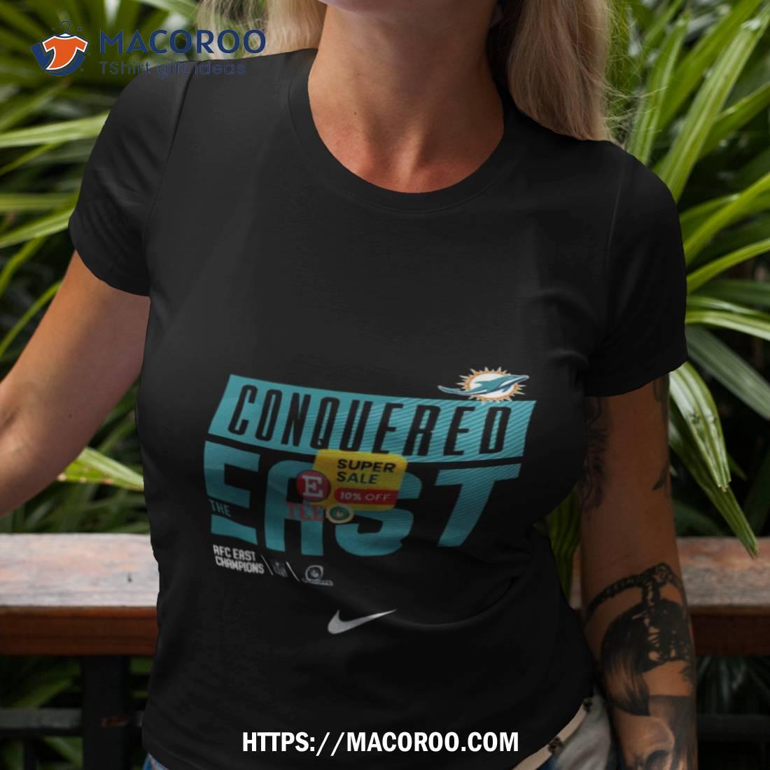 Miami Dolphins Conquered the East NFL 2023 playoff shirt - Limotees