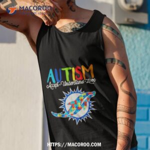 miami dolphins nfl autism awareness accept understand love shirt tank top 1