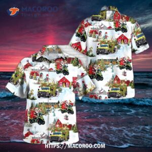Miami, Florida, Hatzalah South Florida Ems Christmas Hawaiian Shirt