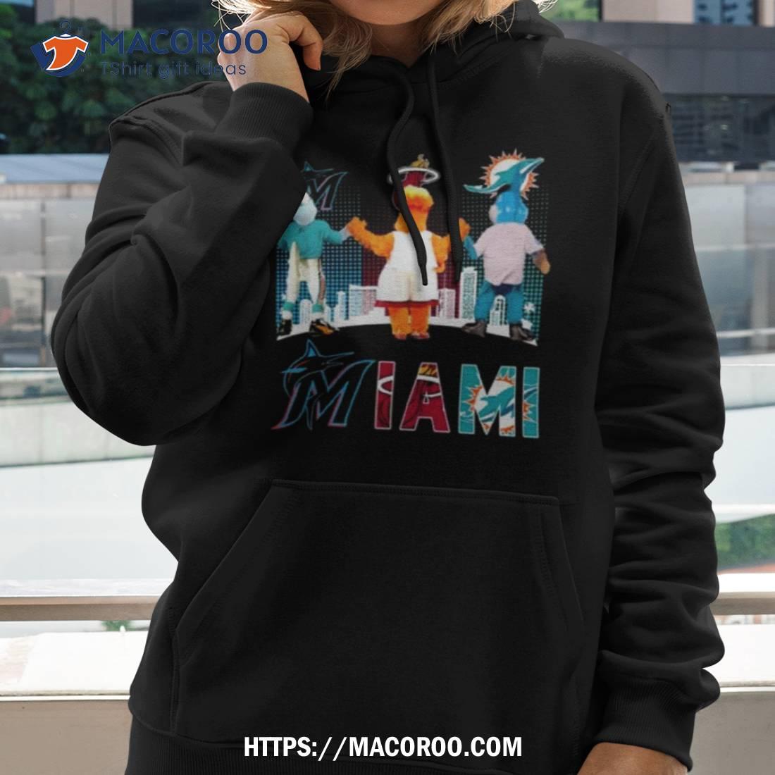 Official miami Sports Teams Signed Miami Marlins Miami Dolphins Miami Heat  Shirt, hoodie, longsleeve, sweatshirt, v-neck tee