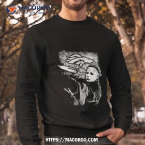 Michael Jason Myers Friday The 13th Denver Broncos Halloween 2023 Shirt 2 michael jason myers friday the 13th denver broncos halloween 2023 shirt sweatshirt