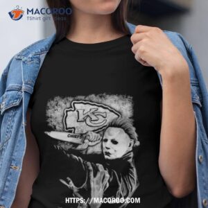 michael jason myers friday the 13th kansas city chiefs halloween 2023 t shirt tshirt