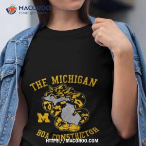 Michigan Football Bow Constrictor T Shirt