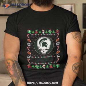 Michigan State Spartans Grateful Dead Ugly Christmas Sweatshirt