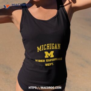 michigan video espionage dept shirt tank top 2