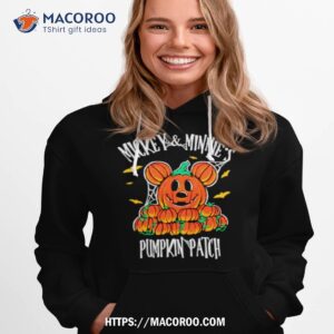 mickey and minnie s pumpkin patch halloween shirt hoodie 1