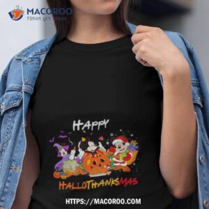 Mickey Happy Hallothanksmas Shirt
