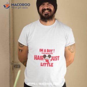 Mickey Middle Finger Im A Boy Your Daughter Hair Just Little Shirt