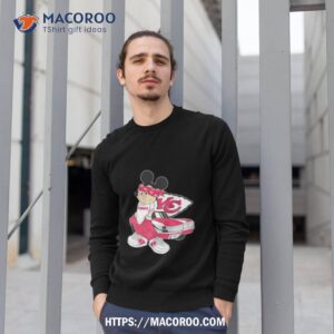 mickey mouse kansas city chiefs posing shirt sweatshirt 1
