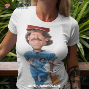 Mike Schmidt Phillies Baseball Cartoon Shirt