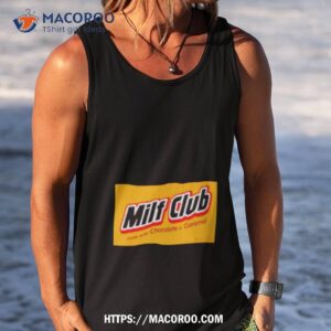 milf club made with chocolate and caramel shirt tank top
