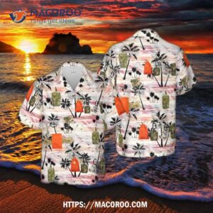 Military Parachute Kit, Firefly Kit Hawaiian Shirt
