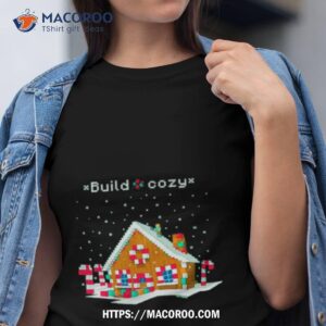 Minecraft Build Cozy Merry Christmas Shirt