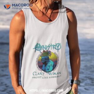 ministry spring 2024 tour with gary numan and front line assembly t shirt tank top