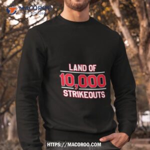 minnesota land of 10 000 strikeouts shirt sweatshirt