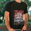 Minnesota Twins 2023 Al Central Division Champions Signatures Shirt