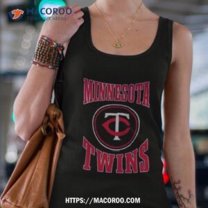 minnesota twins arched logo slub t shirt tank top 4