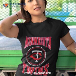 minnesota twins arched logo slub t shirt tshirt 1