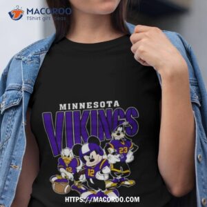 Minnesota Vikings Football Mickey Donald Duck And Goofy Football Team Vintage T Shirt