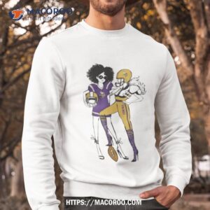 minnesota vikings g iii 4her by carl banks heather gray football girls t shirt sweatshirt