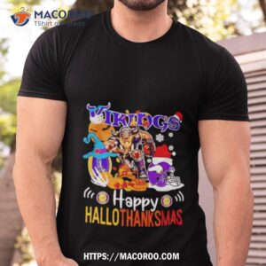 Minnesota Vikings Mascot Happy Hallothanksmas Shirt