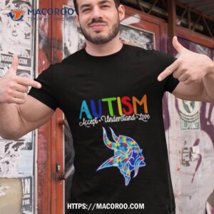 Minnesota Vikings Nfl Autism Awareness Accept Understand Love Shirt