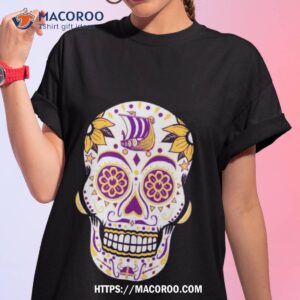 Minnesota Vikings Sugar Skull T Shirt