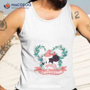 minnie christmas wreath retro shirt tank top 3