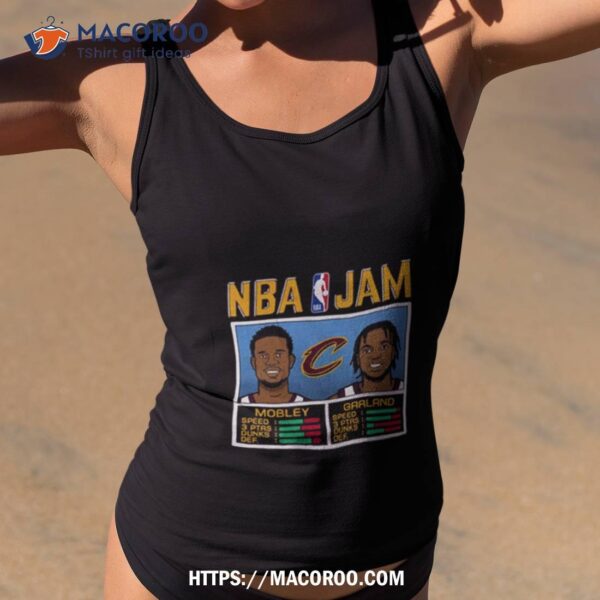 Mitchell X Garland Nba Jam Homage Retro Shirt