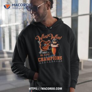 Mlb Baltimore Orioles Win Win 2023 Al East Division Champions T Shirt