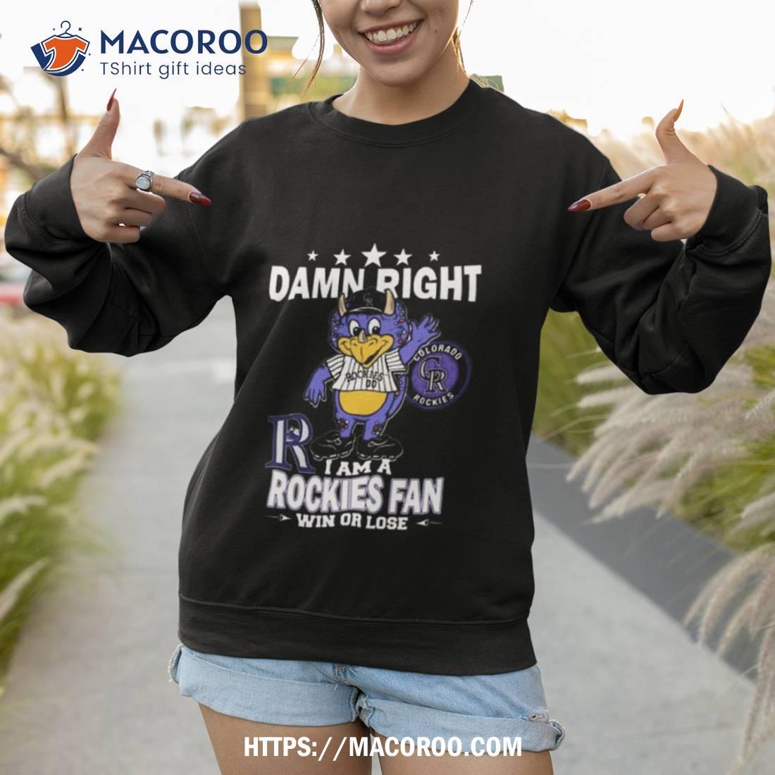 Official colorado Rockies Mascot Dinger Shirt, hoodie, sweater
