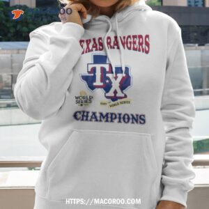 mlb rangers 2023 world series champions t shirt hoodie 2