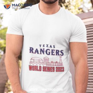 Mlb Texas Rangers World Series 2023 Skyline T Shirt