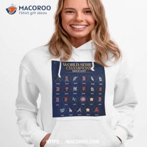 mlb world series 2023 the next champions arizona diamondbacks world series champions list since 2001 t shirt hoodie 1