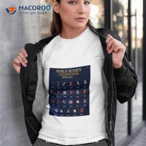Mlb World Series 2023 The Next Champions Arizona Diamondbacks World Series Champions List Since 2001 T Shirt