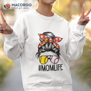 mom life softball baseball mothers day t shirt sweatshirt 2