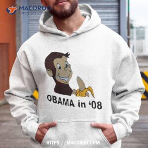 monkey obama in 08 shirt hoodie