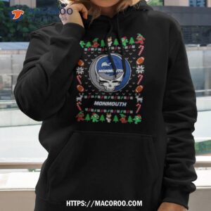 Monmouth Hawks Grateful Dead Ugly Christmas Sweatshirt